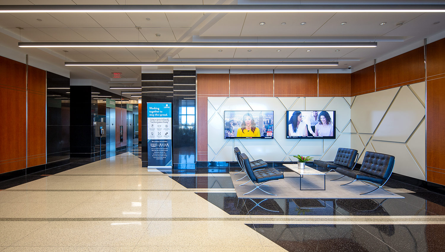21000 Atlantic Boulevard lobby